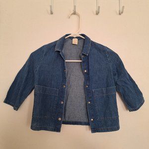 New Kids 2-4y denim button shirt